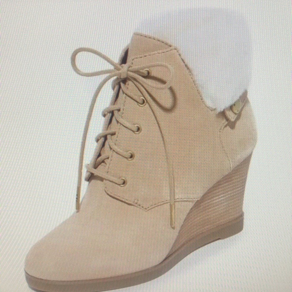 Michael Kors Carrigan Shearling Wedge Booties